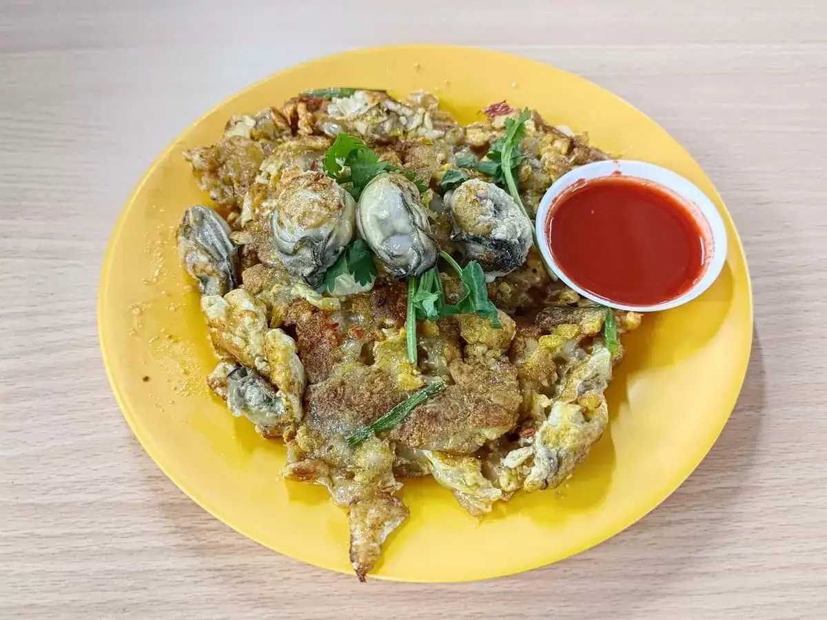 01-1080 Fried Oyster: Fried Oyster Omelette