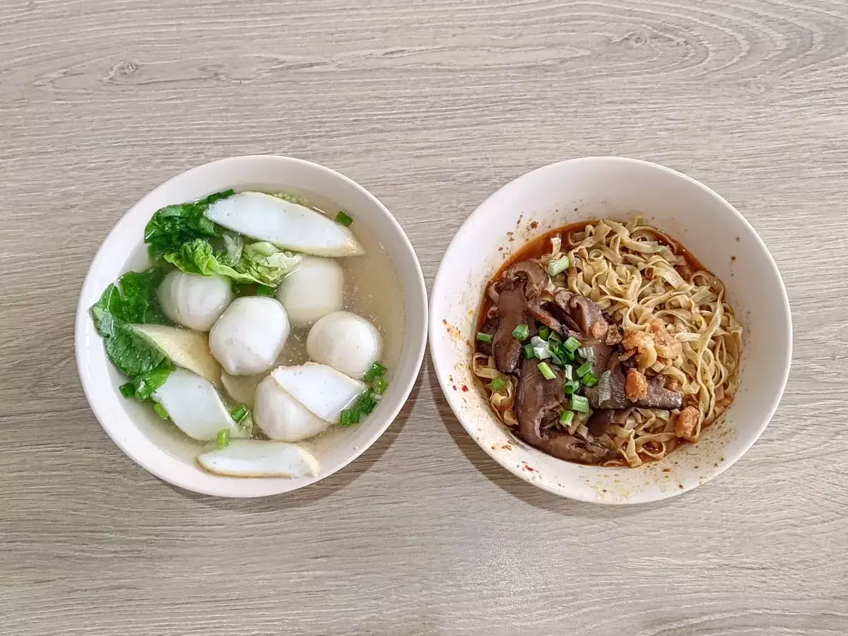 Ah Fong Noodle: Fuzhou Fishball Soup & Mee Pok