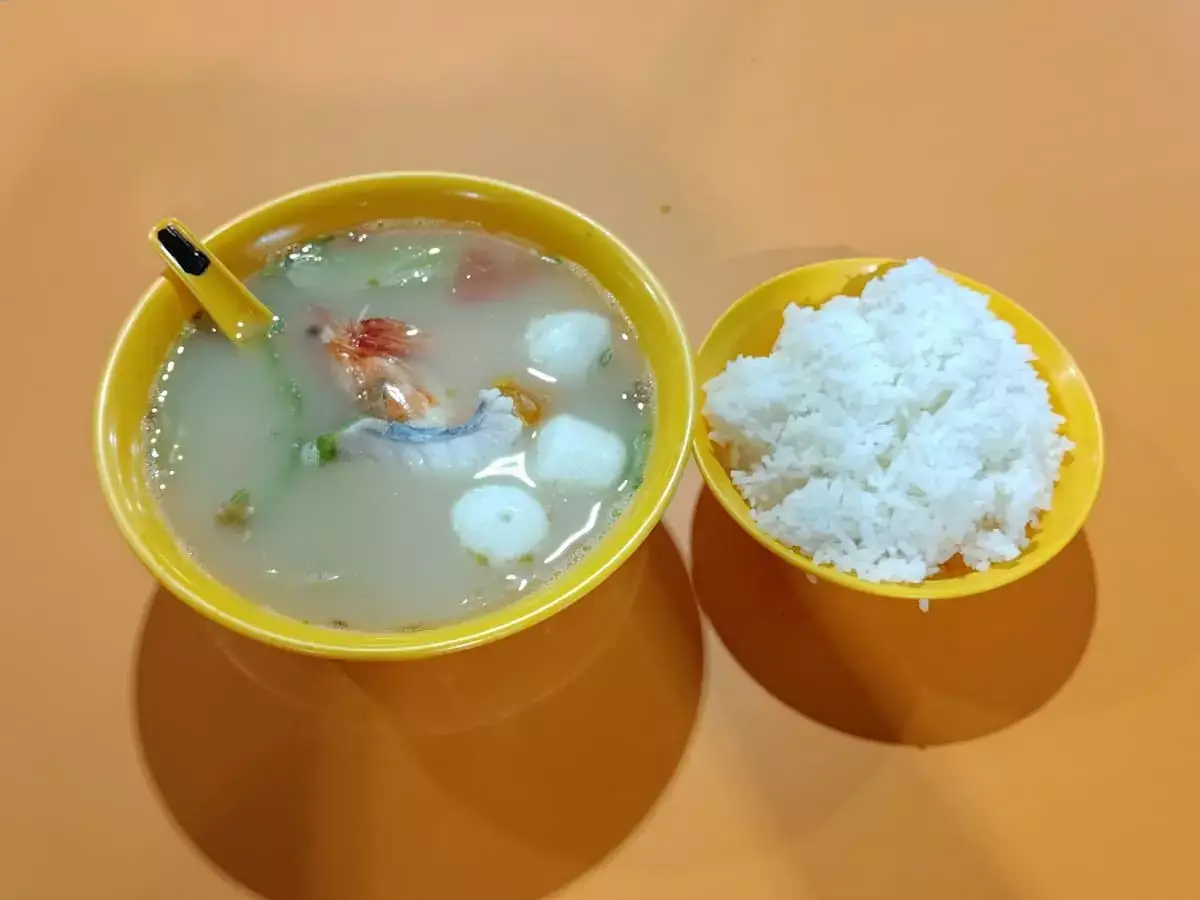 Bai Li Shun Fish Soup: Seafood Soup & Rice