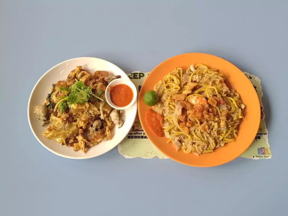 Biao Fried Oyster: Fried Oyster Omelette & Fried Hokkien Mee