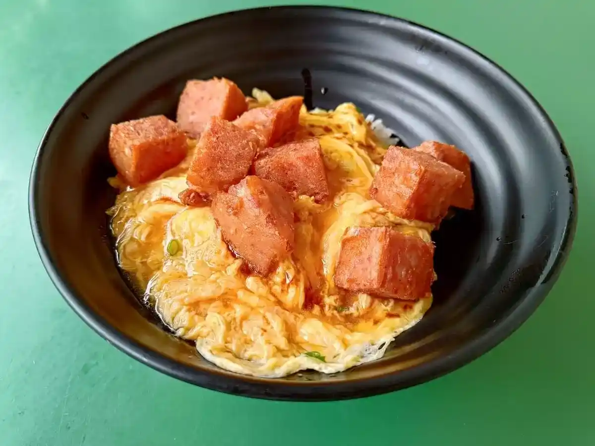 Danlao: Scrambled Egg Rice with Luncheon Meat