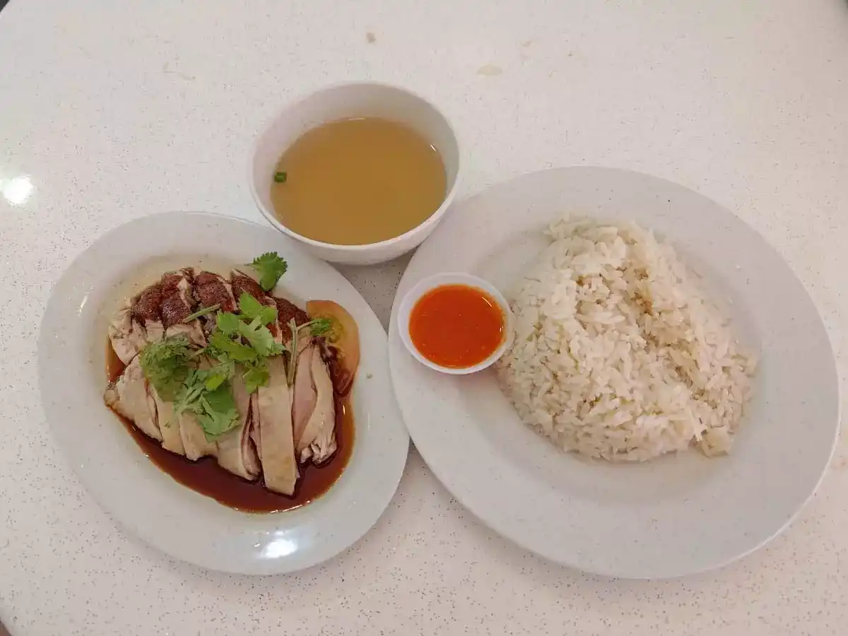 Great Wall Chicken Rice: Hainanese & Roast Chicken with Rice & Soup