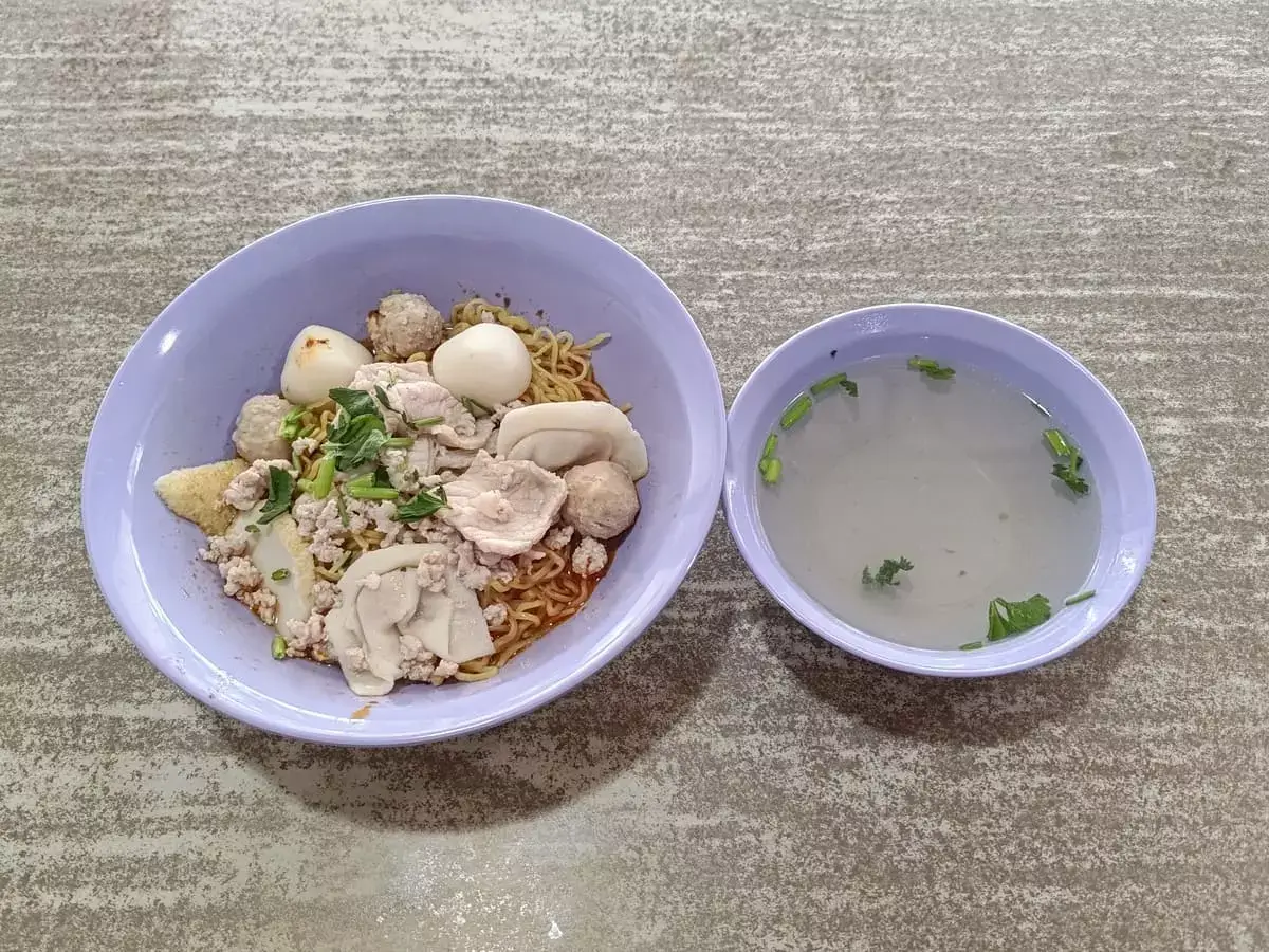 Hai Kee Teochew Kway Teow Mee: Minced Meat Fishball Mee Kia & Soup