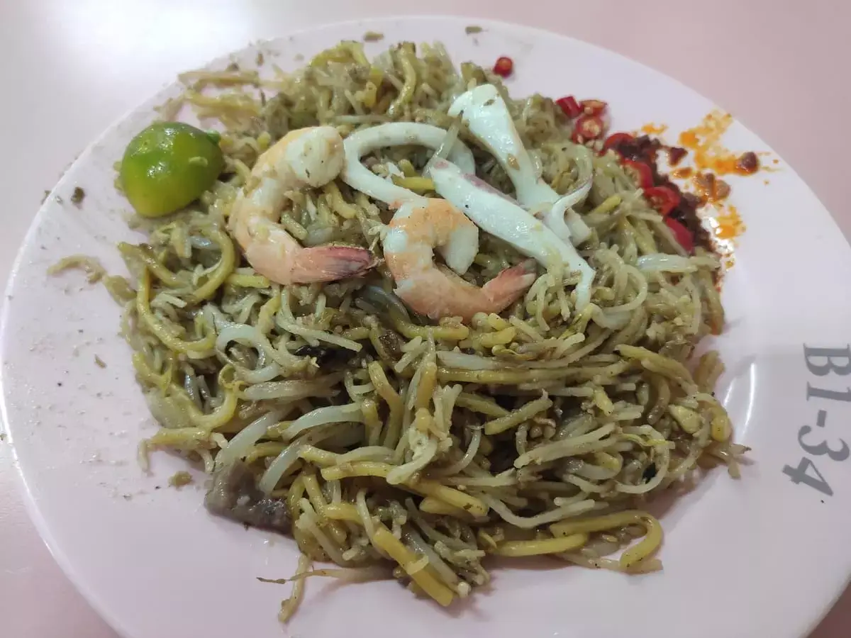 Hainan Fried Hokkien Prawn Mee: Fried Hokkien Mee