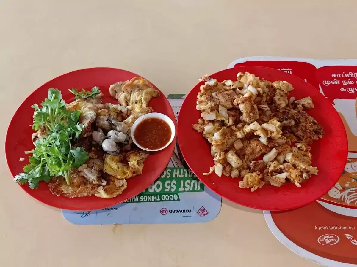 Heng Heng Fried Carrot Cake Fried Oyster: Fried Oyster Omelette & Fried Carrot Cake