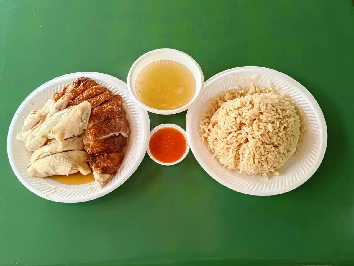 Heng Heng Hainanese Chicken Rice: Hainanese Chicken & Roast Chicken Rice with Soup