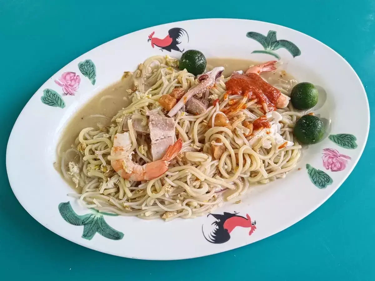 Hokkien Fried Prawn Noodle: Fried Hokkien Mee