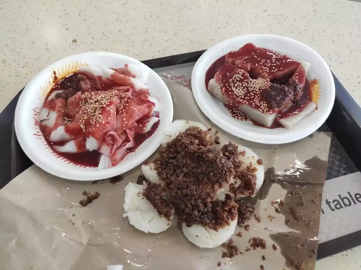 Jian Bo Shui Kueh: Chwee Kueh, Chee Cheong Fun & Yam Cake