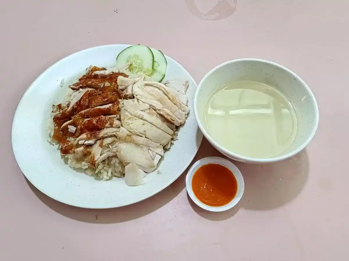 Jin Foo Hainanese Chicken Rice: Hainanese Chicken & Roast Chicken Rice with Soup