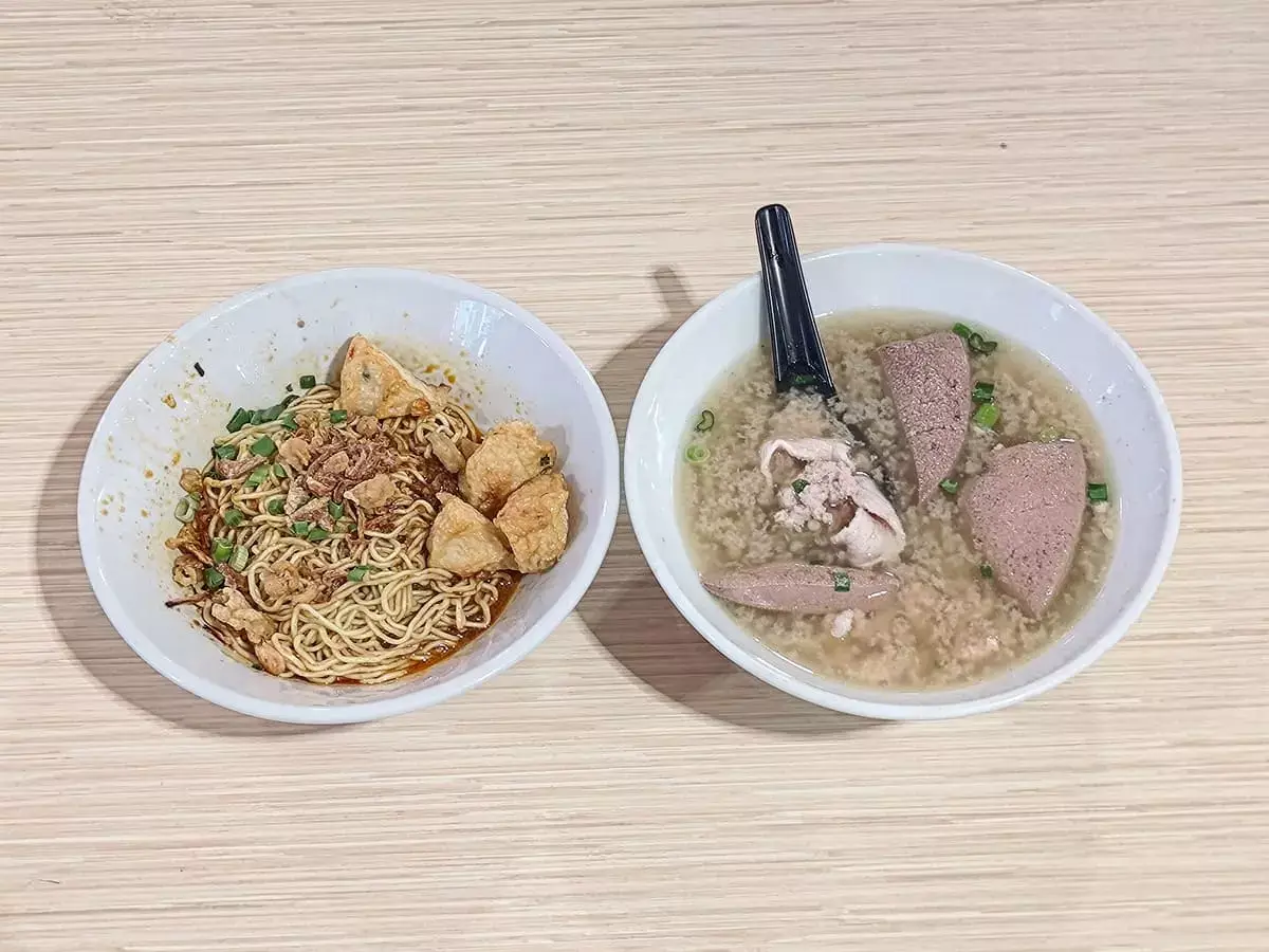 Jin Xi Lai (Mui Siong) Minced Meat Noodle: Minced Meat Mee Kia & Soup