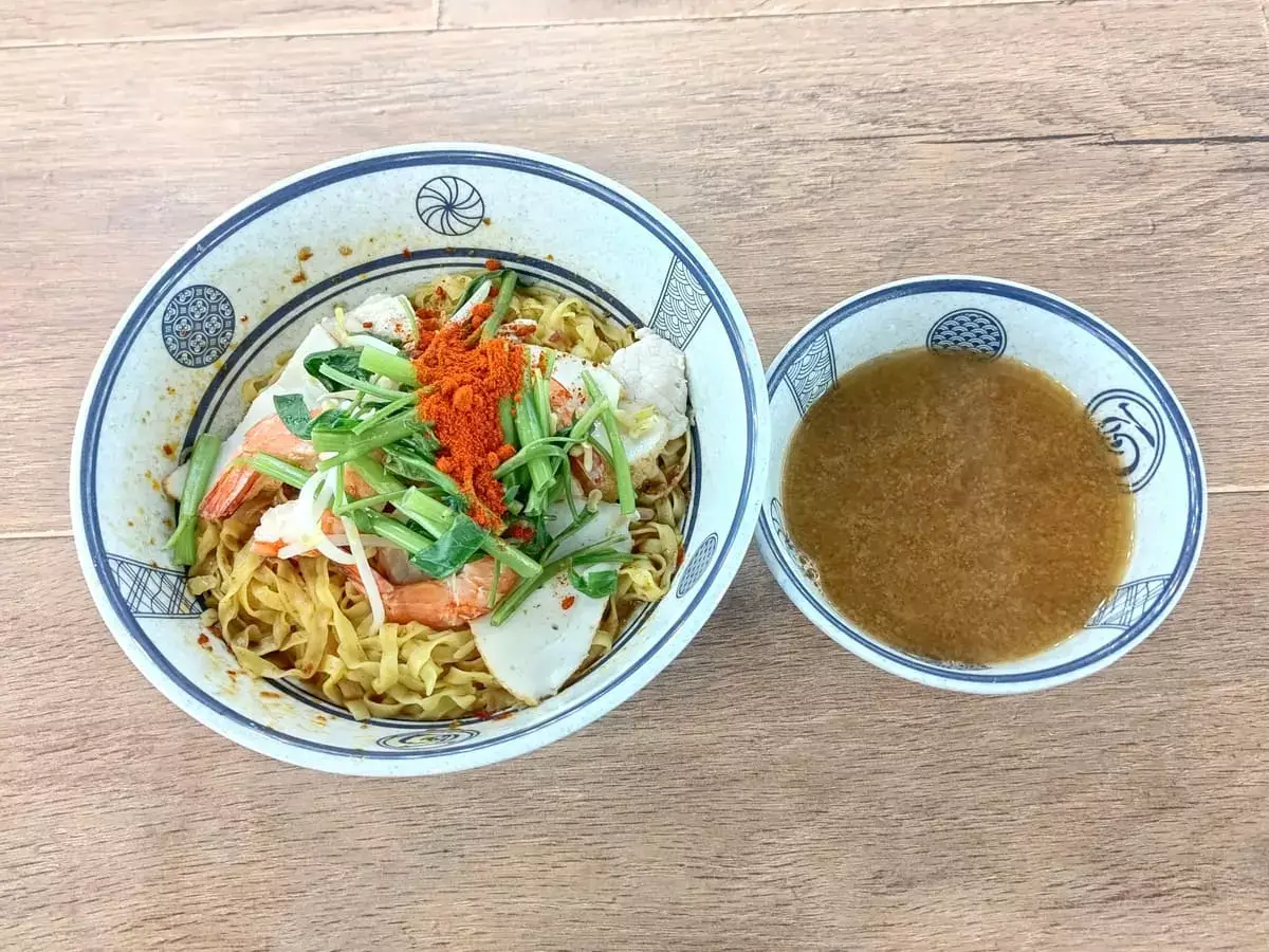 Legacy Of Prawn: Prawn Mee Dry Mee Pok & Soup