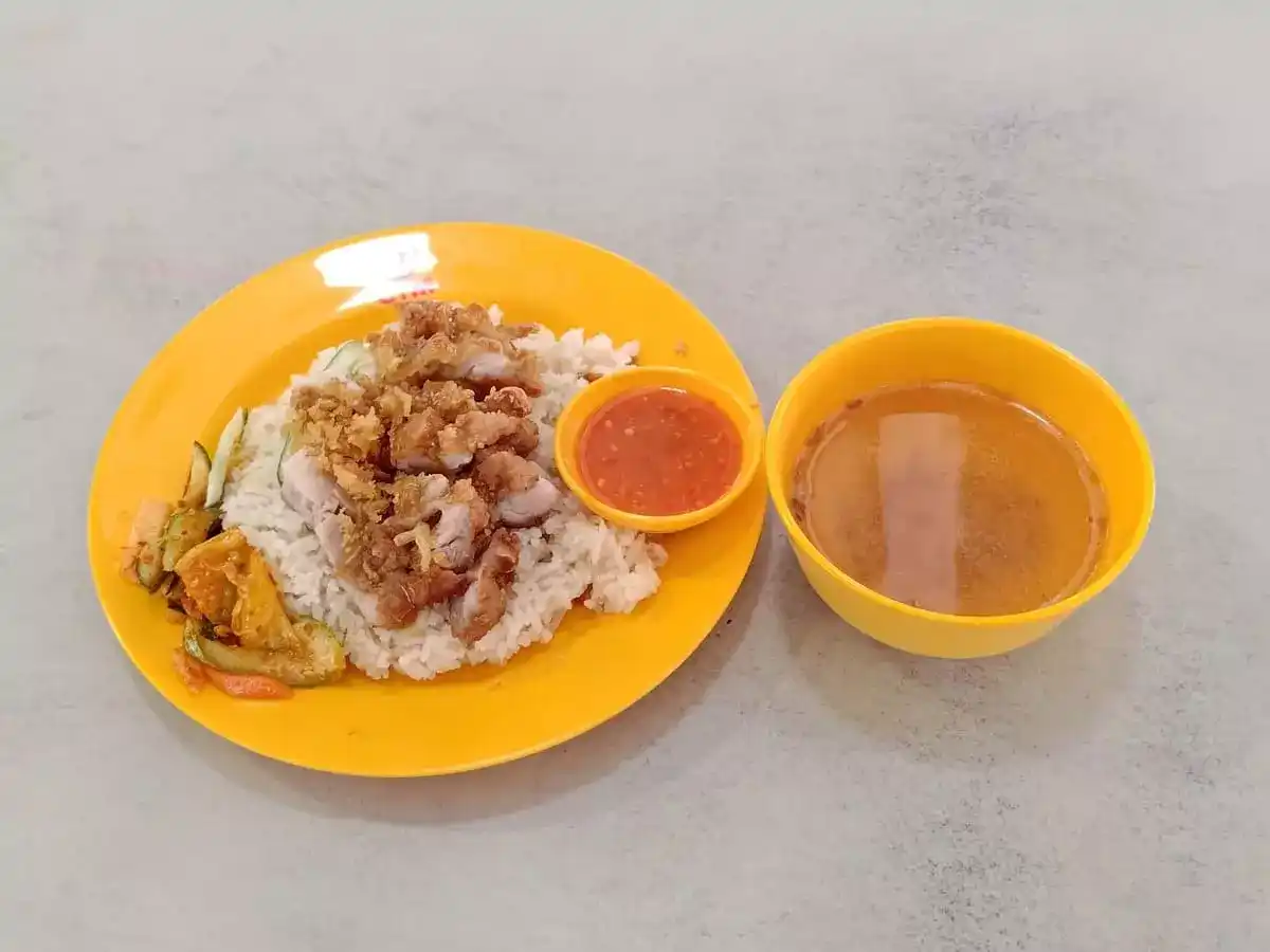 Meng Kee: Lemon Chicken Rice & Soup