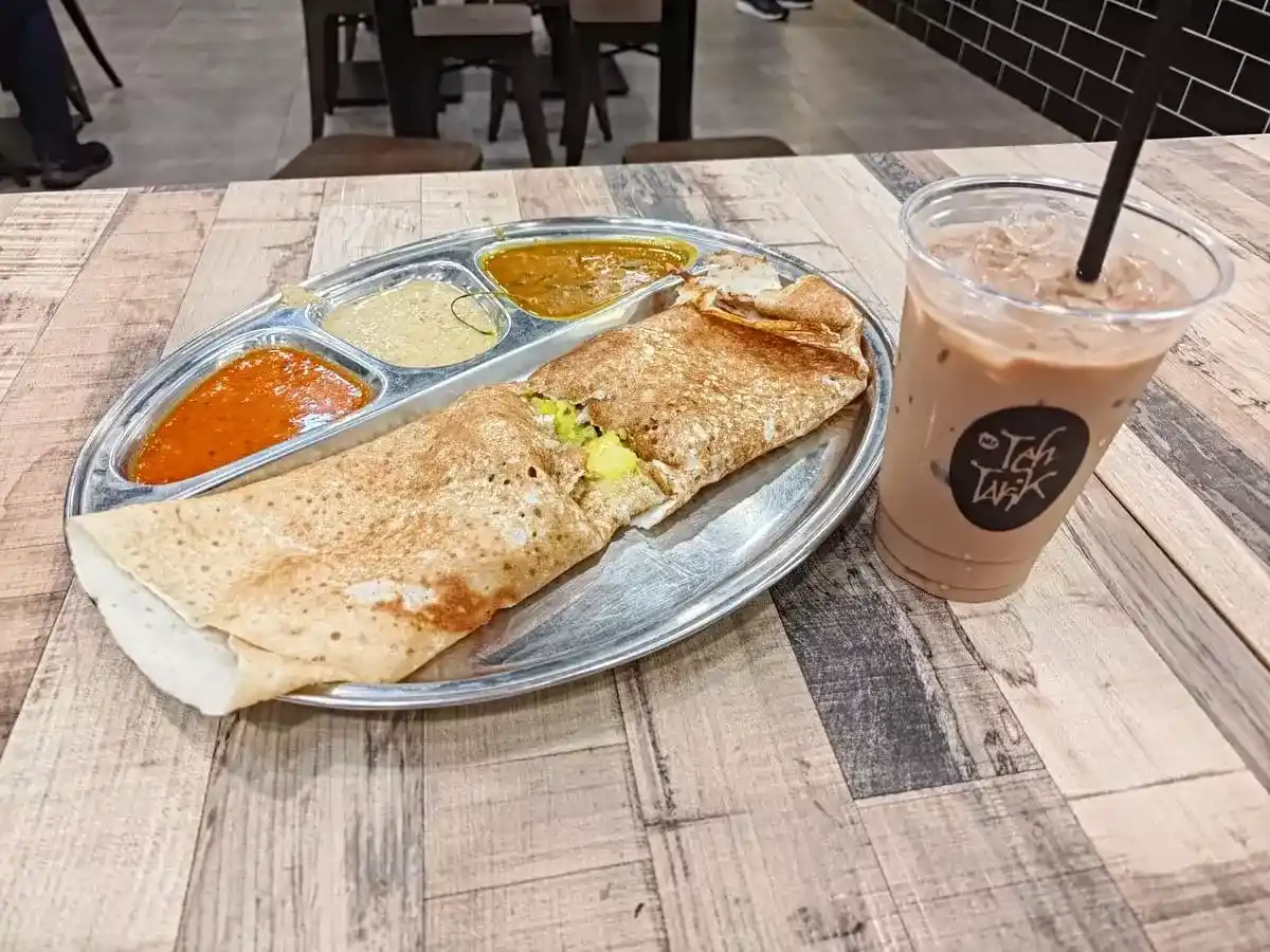 Mr Teh Tarik: Masala Thosai & Ice Teh Tarik