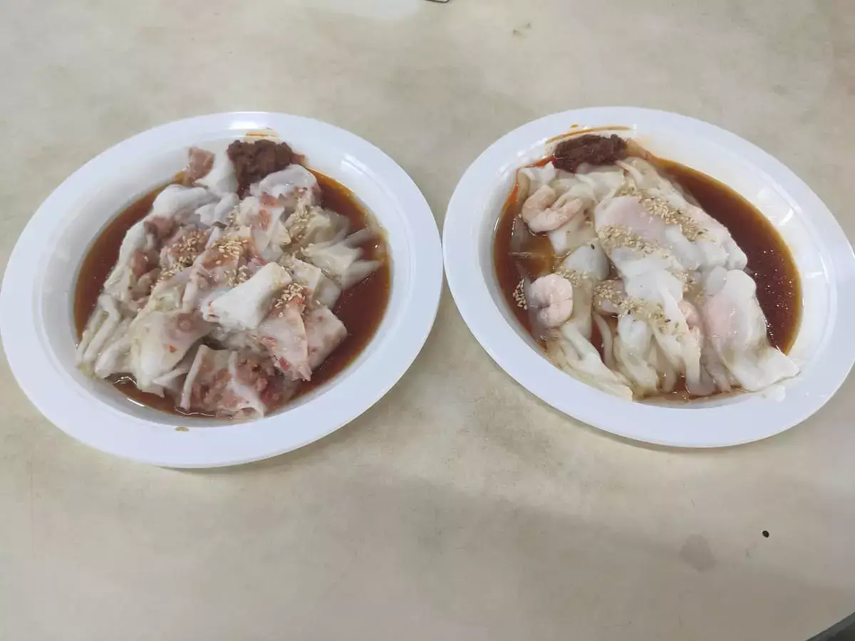 Pin Wei Hong Kong Style Chee Cheong Fun: Char Siew & Prawn Chee Cheong Fun