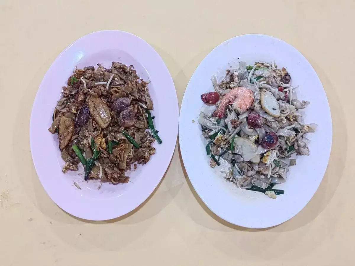Sea City: Fried Kway Teow  & Penang Fried Kway Teow