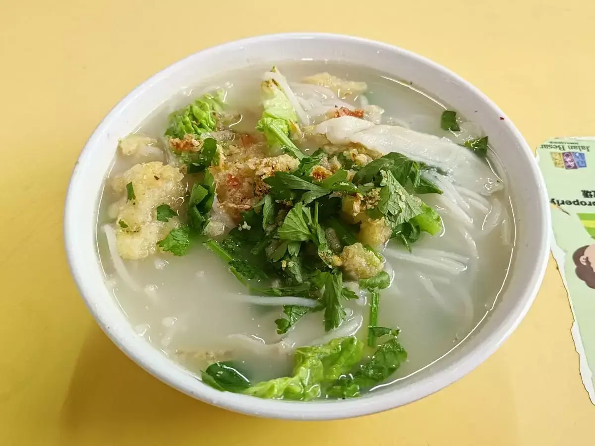 Seafood Fish Head: Double Fish Soup Thick Mee Hoon