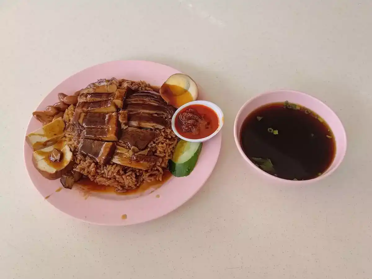 Shuang Fei Zai Braised Duck: Braised Duck & Braised Pork Rice with Soup.webp