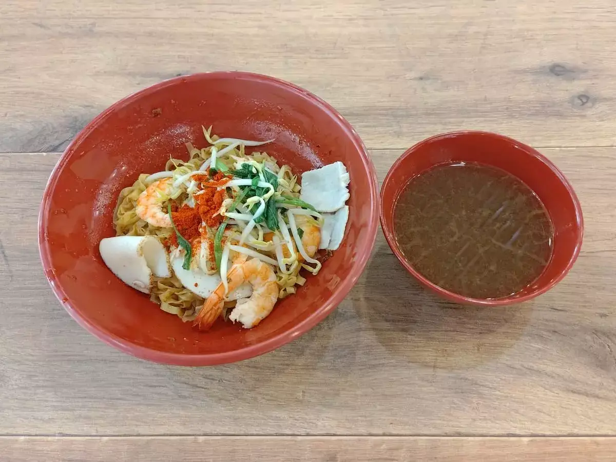 Soon Heng Prawn Noodle: Prawn Mee Mee Pok & Soup