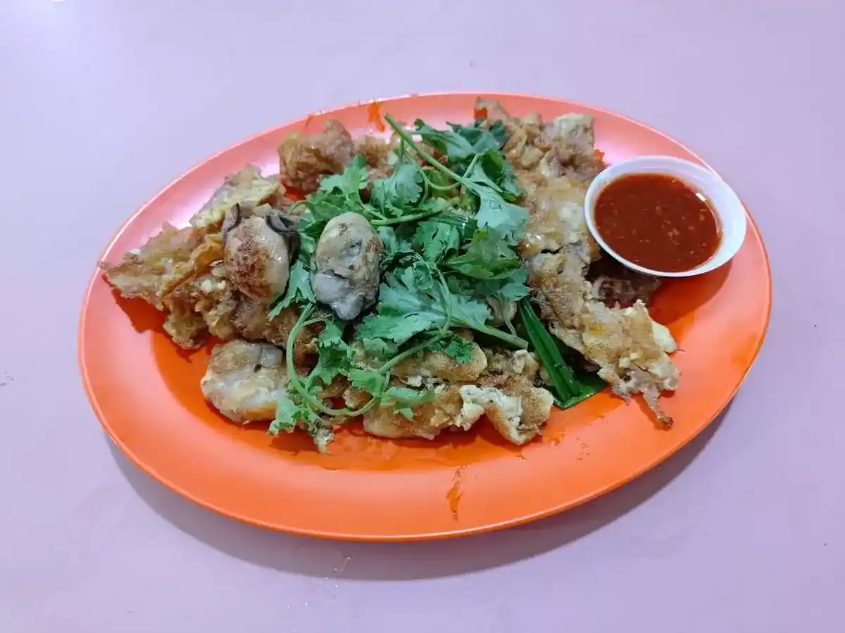 Tian Tian Fa Fried Oyster: Fried Oyster Omelette