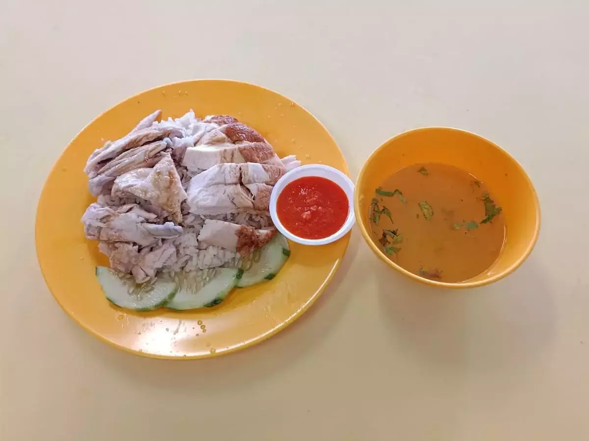 Twelve Hainanese Chicken Rice: Hainanese Chicken & Roast Chicken Rice with Soup