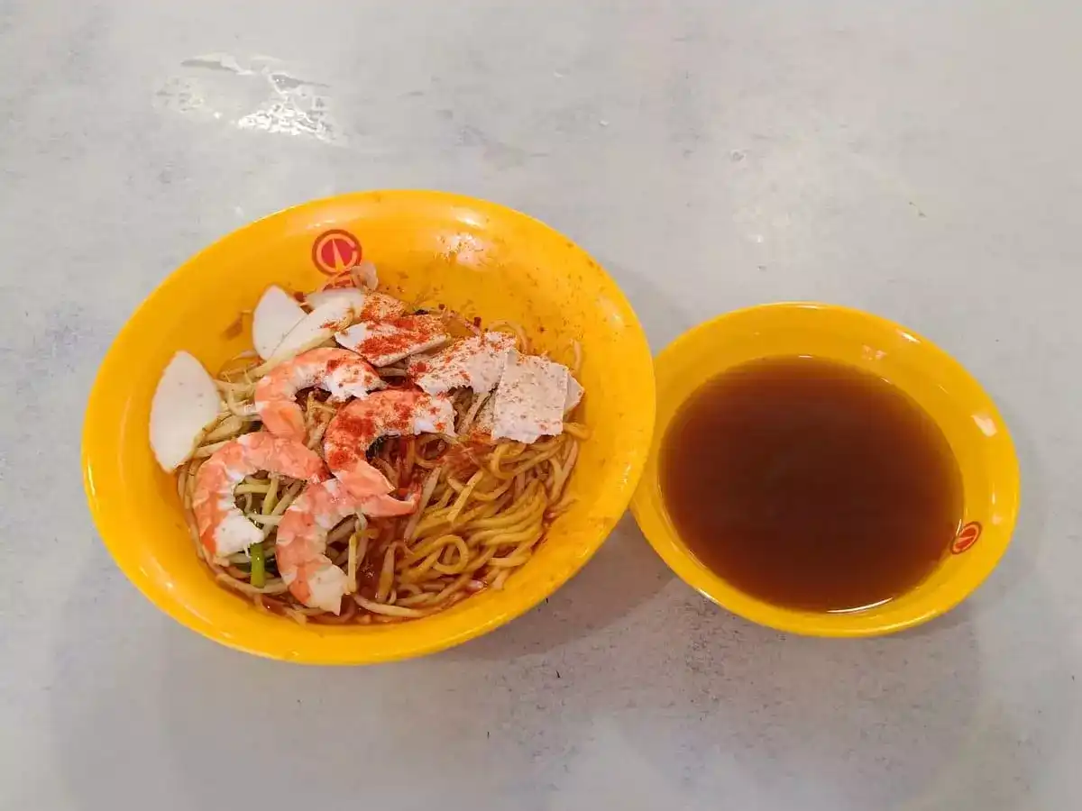 Wah Kee Prawn Noodle: Prawn Mee Dry & Soup